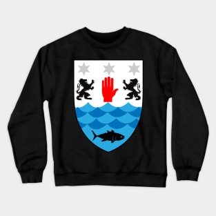 Traditional Niall of the Nine Hostages Crest Crewneck Sweatshirt